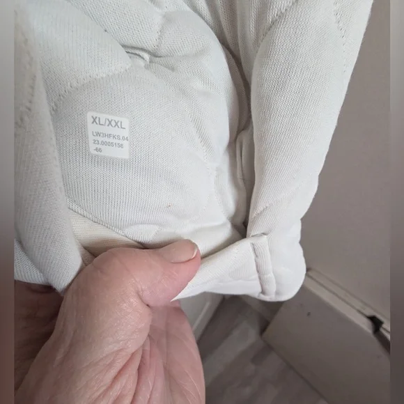 Lululemon✨Scuba Oversized Quilted Half Zip✨Plush Insulated Bone cream✨ NEW✨XL - Picture 12 of 16